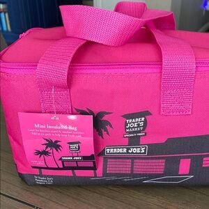 Trader Joe's Pink Mini Insulated Bag
